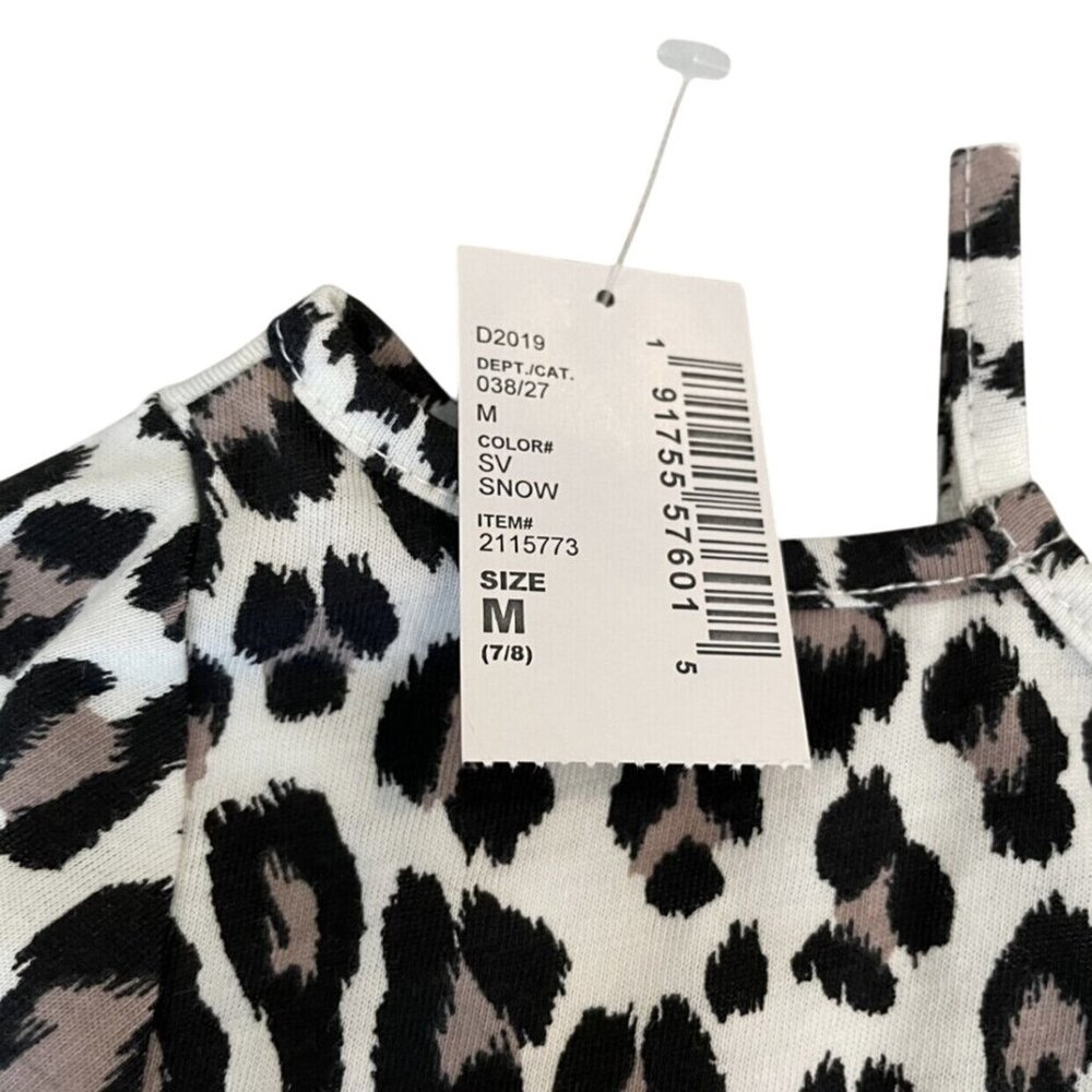 NEW Children's Place M (7/8) Leopard Cold Shoulder Dress - Picture 5 of 5